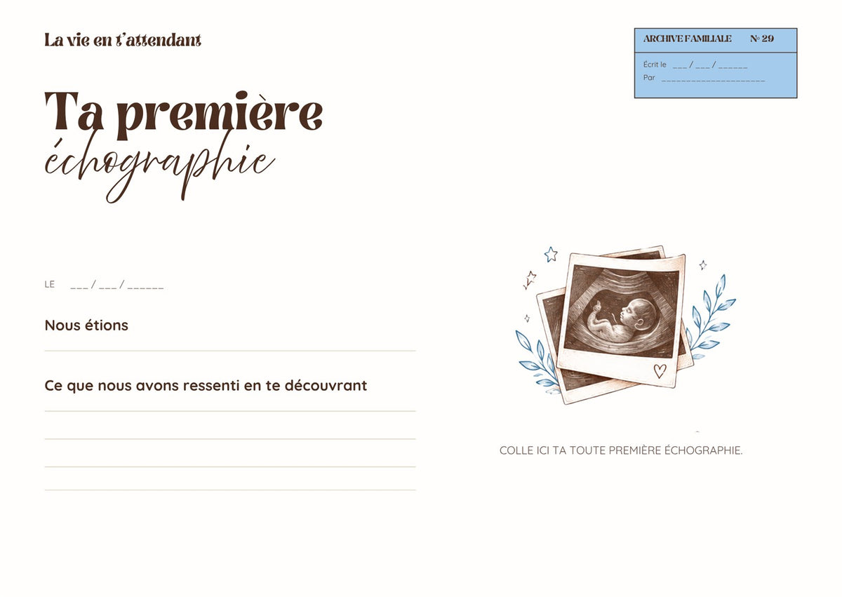 Ta première échographie