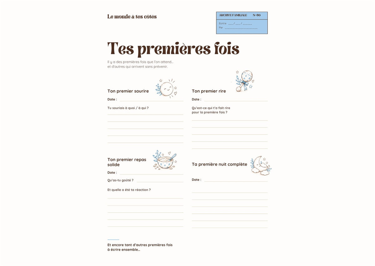 Page du livre : Tes premières fois